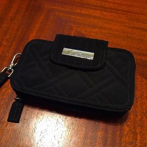 Vera Bradley wristlet wallet back